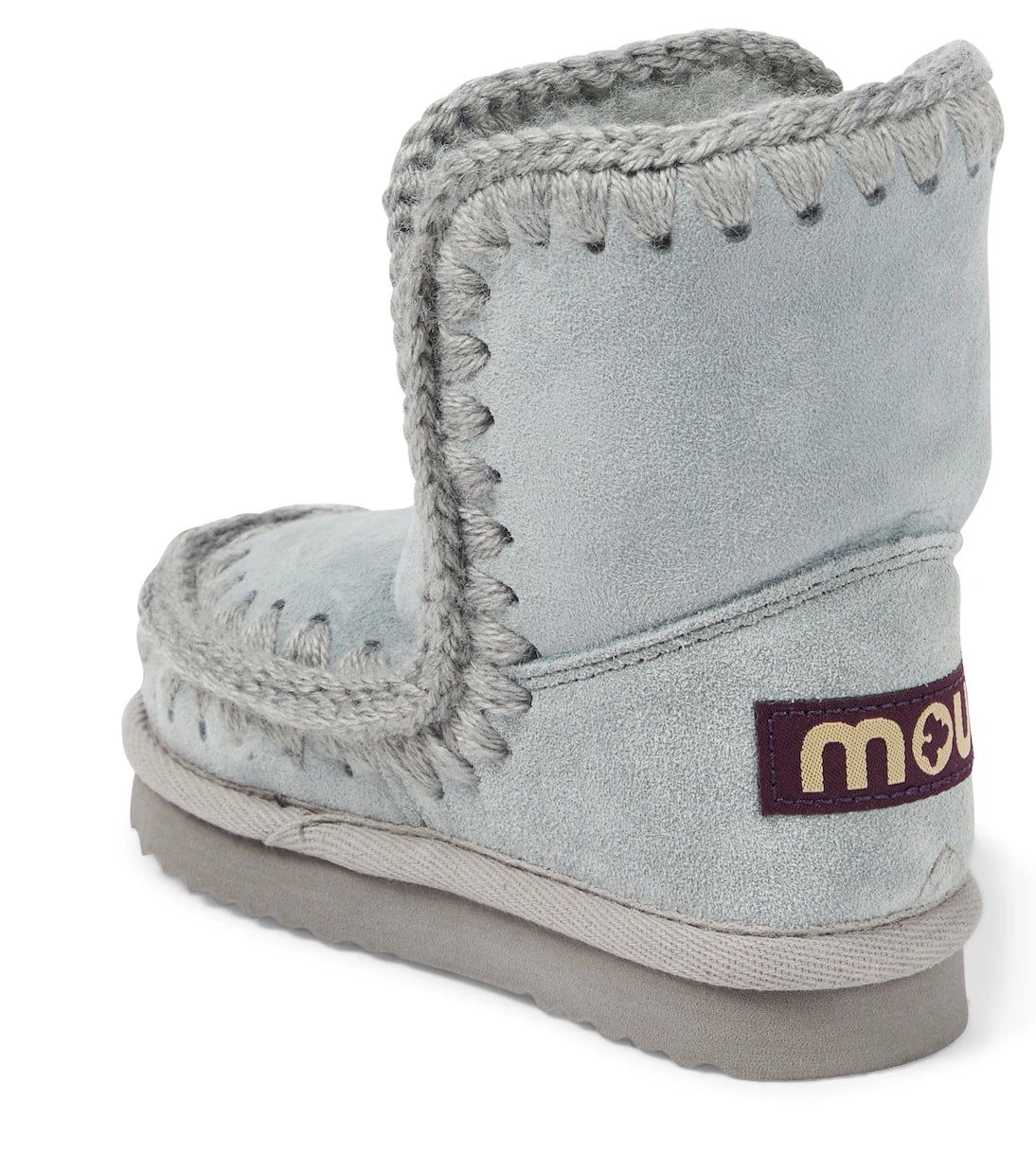 Mou Kids - Shearling-lined suede ankle boots