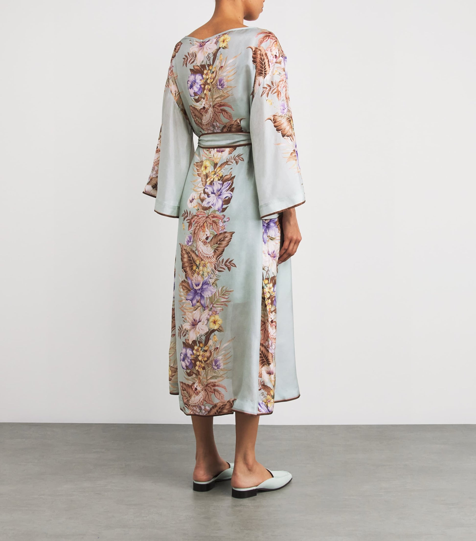 Zimmermann Multi Silk Coco Tunic Midi Dress