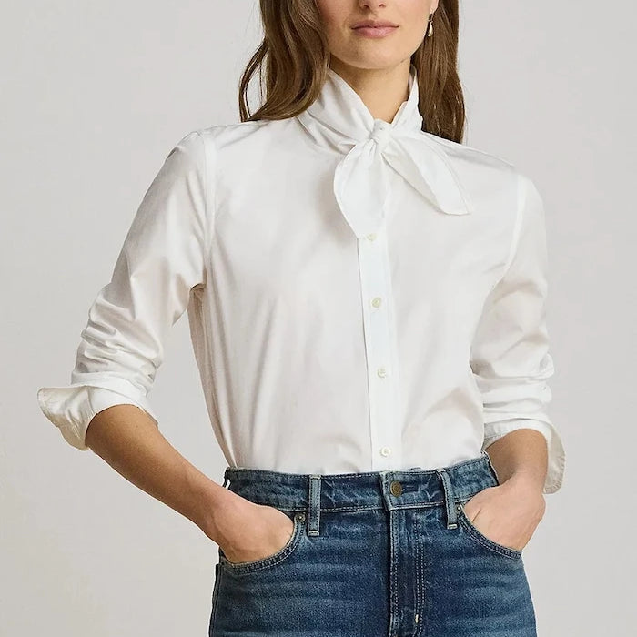 Lauren Ralph Lauren риза дамска от памук