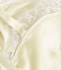 Kiki de Montparnasse Yellow Silk-Lace Insert Balconette Bra