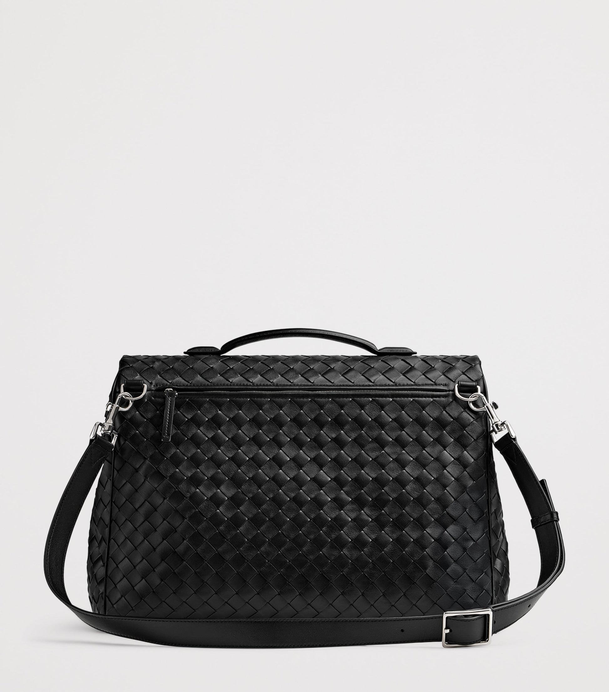 Bottega Veneta Leather Intrecciato Archivist Cross-Body Bag