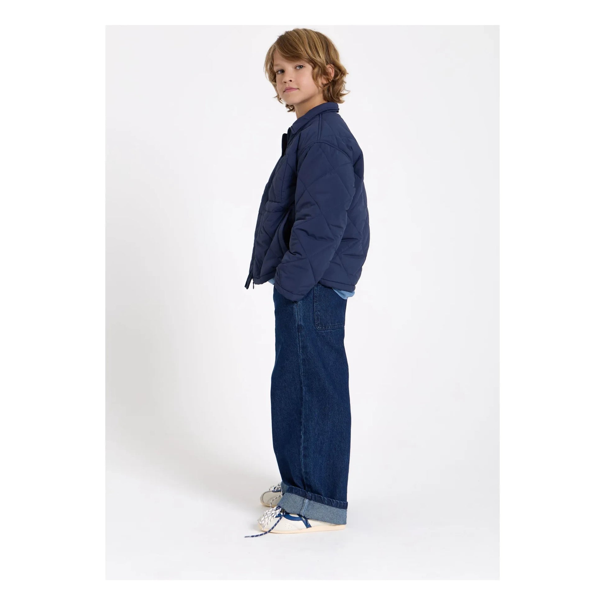 Smallable Kid - Sonny Quilted Jacket | Navy blue