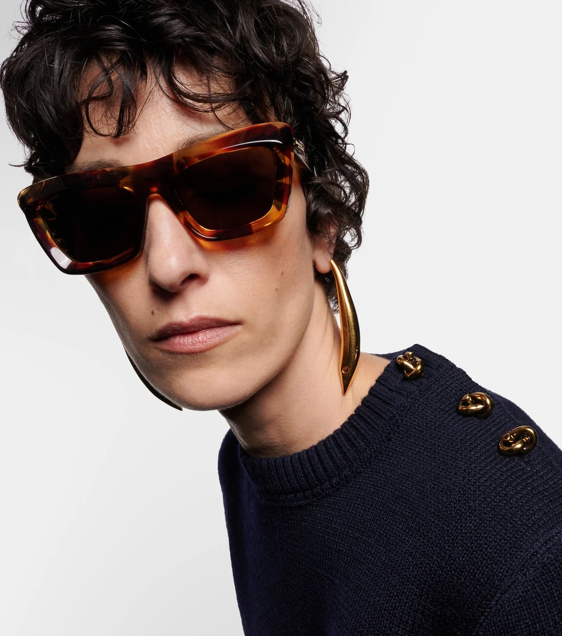 Bottega Veneta - Scoop rectangular sunglasses