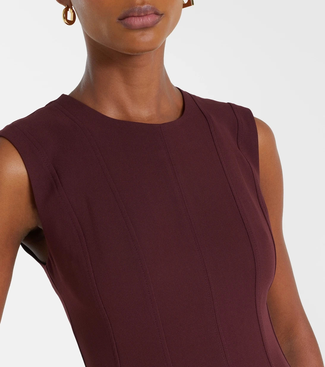 Simkhai - Raleigh crêpe and satin midi dress