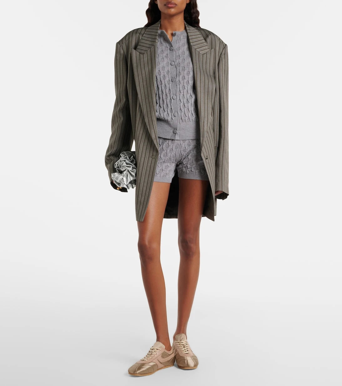 Dries Van Noten - Knitted wool shorts