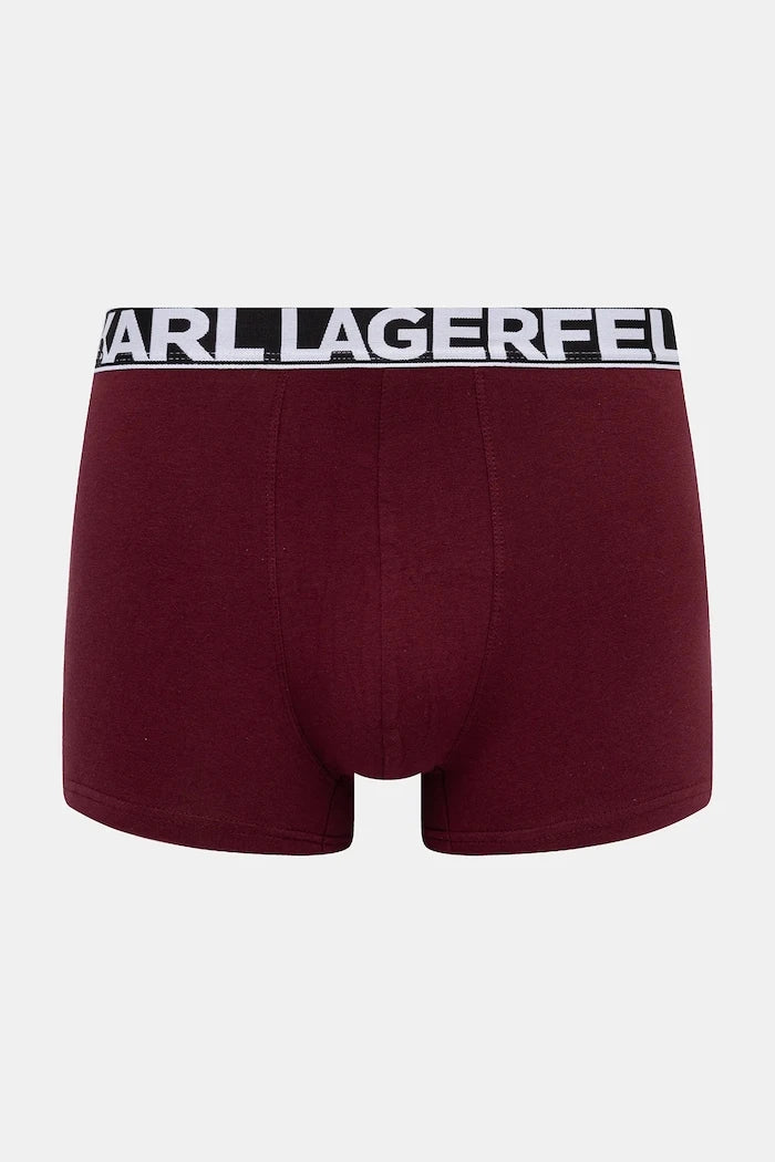 Karl Lagerfeld erkek pamuk ve elastan boxer 3'lü