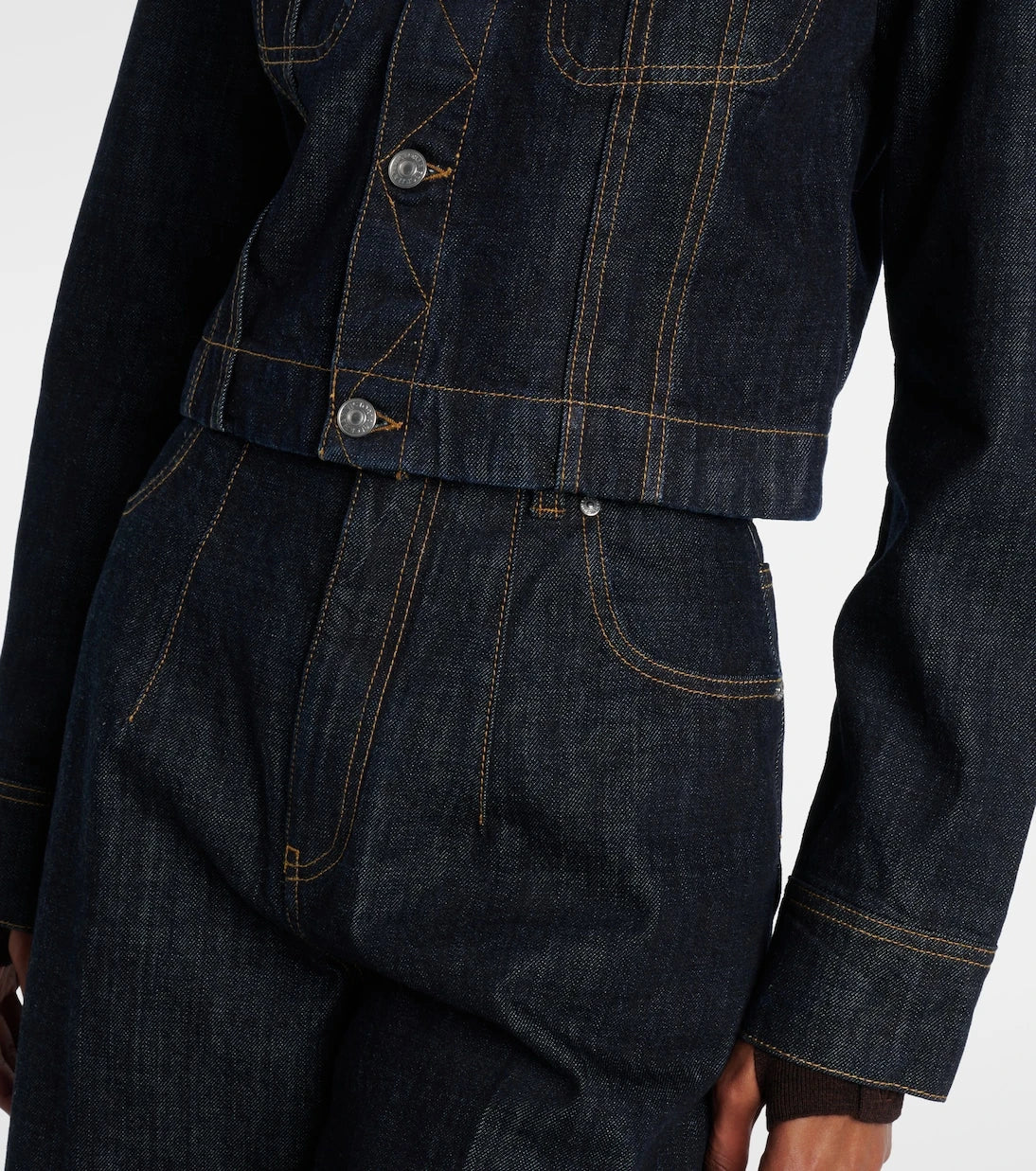 Victoria Beckham - Cropped denim jacket