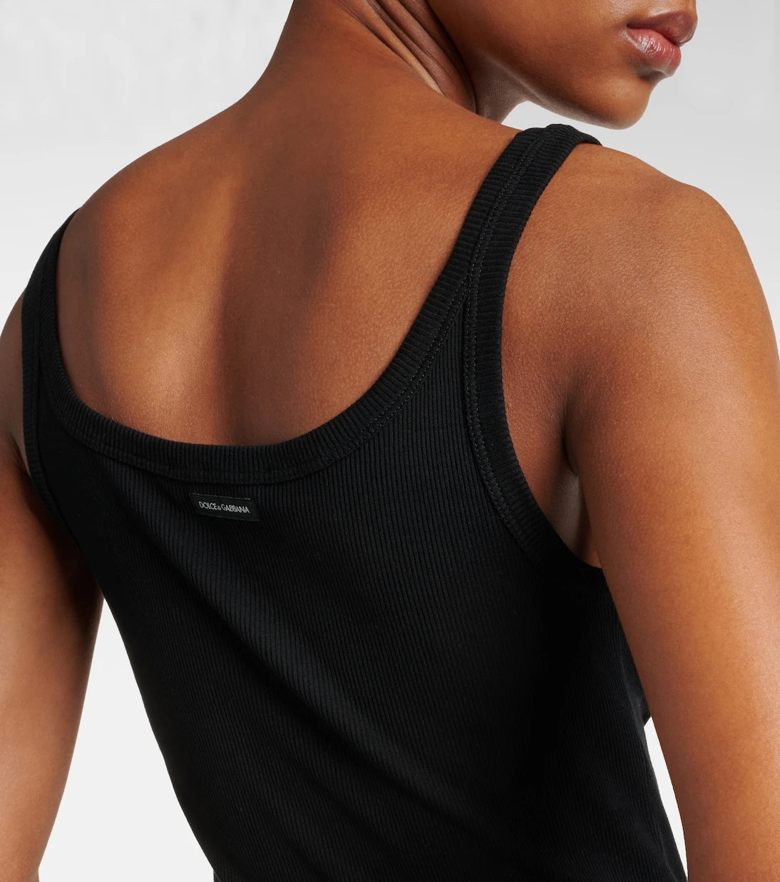 Dolce&Gabbana - Ribbed-knit cotton tank top