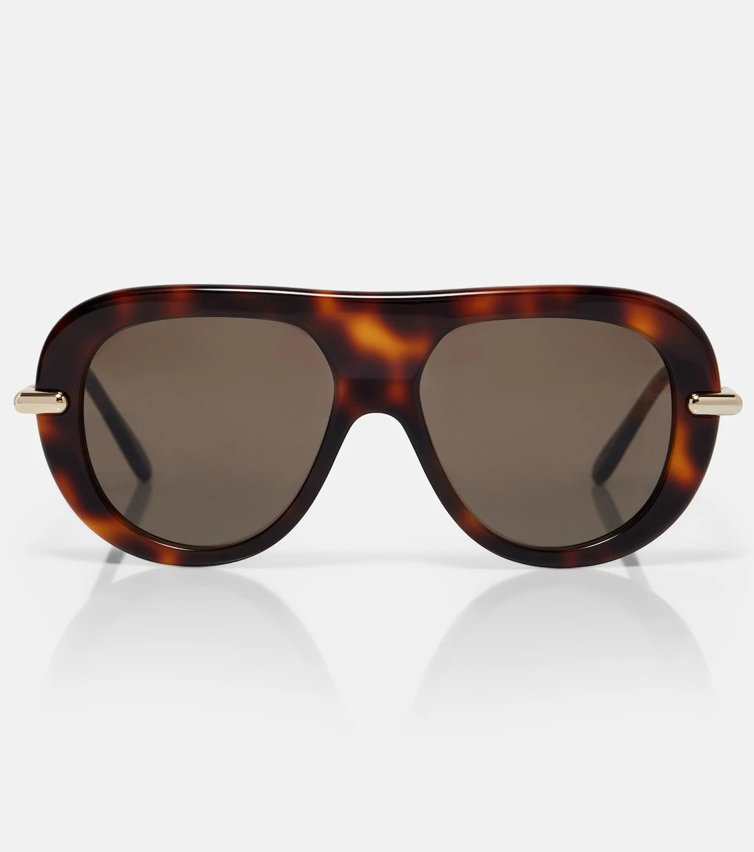 Loewe - Slim flat-top sunglasses