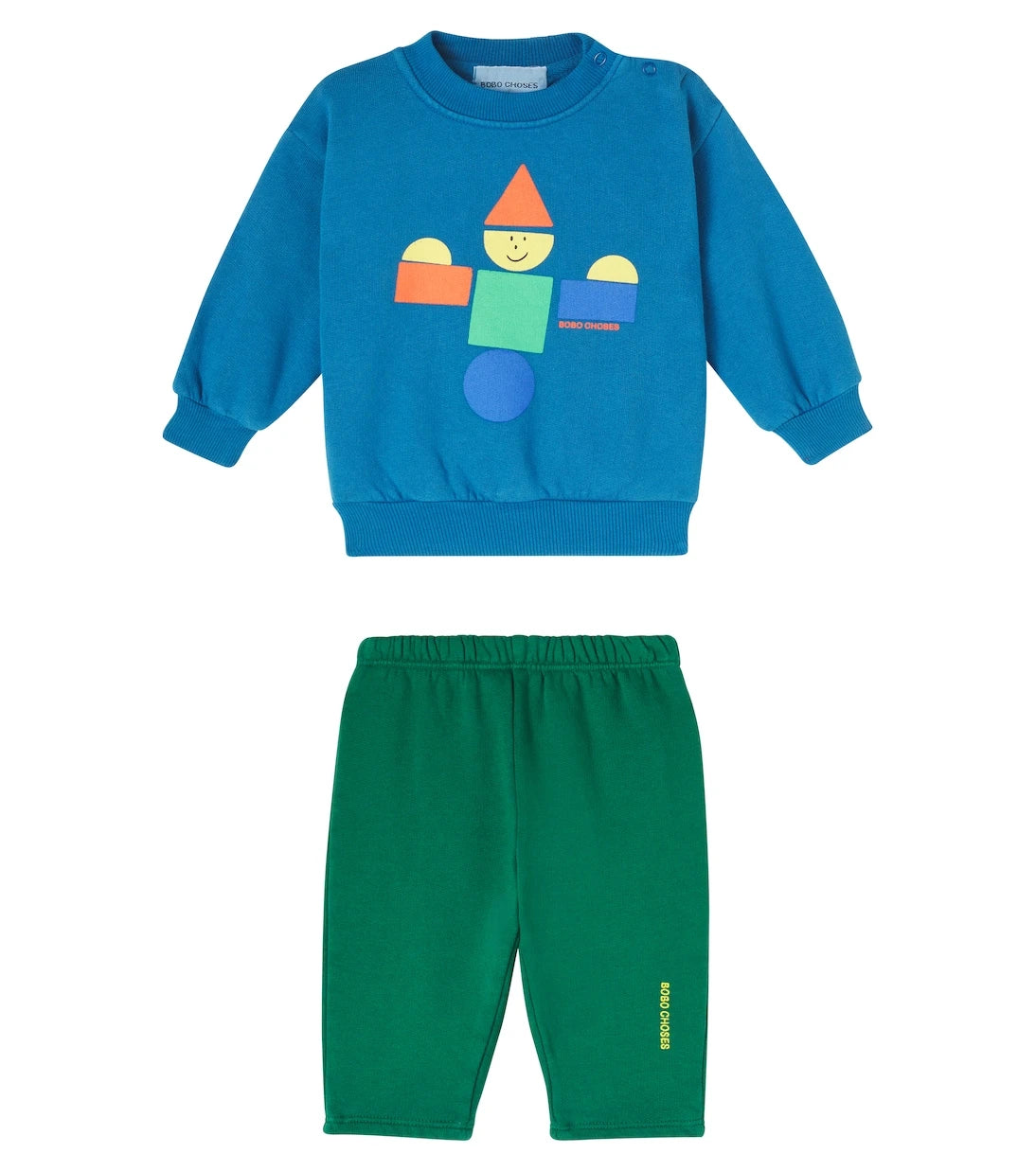 Bobo Choses - Baby printed cotton sweatshirt and sweatpants set
