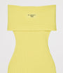 Givenchy Yellow Wool-Blend Knit Mini Dress