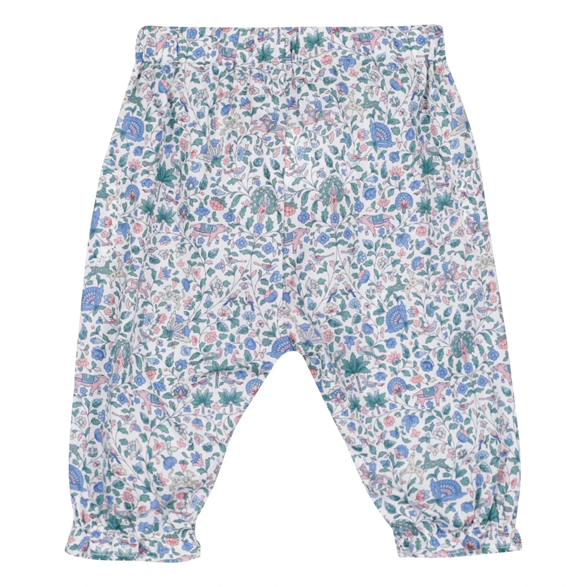 Tartine et Chocolat - Liberty Ruffle Pants | White