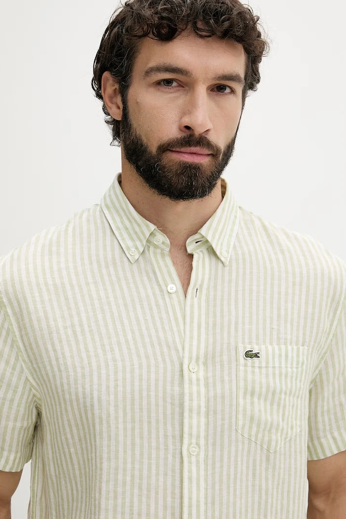 Lacoste риза мъжка от лен