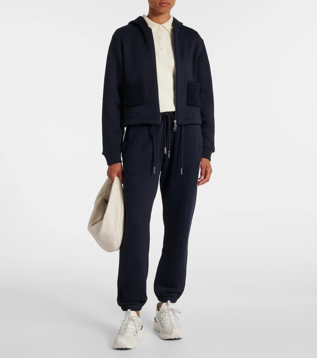 Moncler - Logo cotton-blend sweatpants