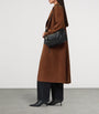 AllSaints Brown Wool-Blend Sellma Coat
