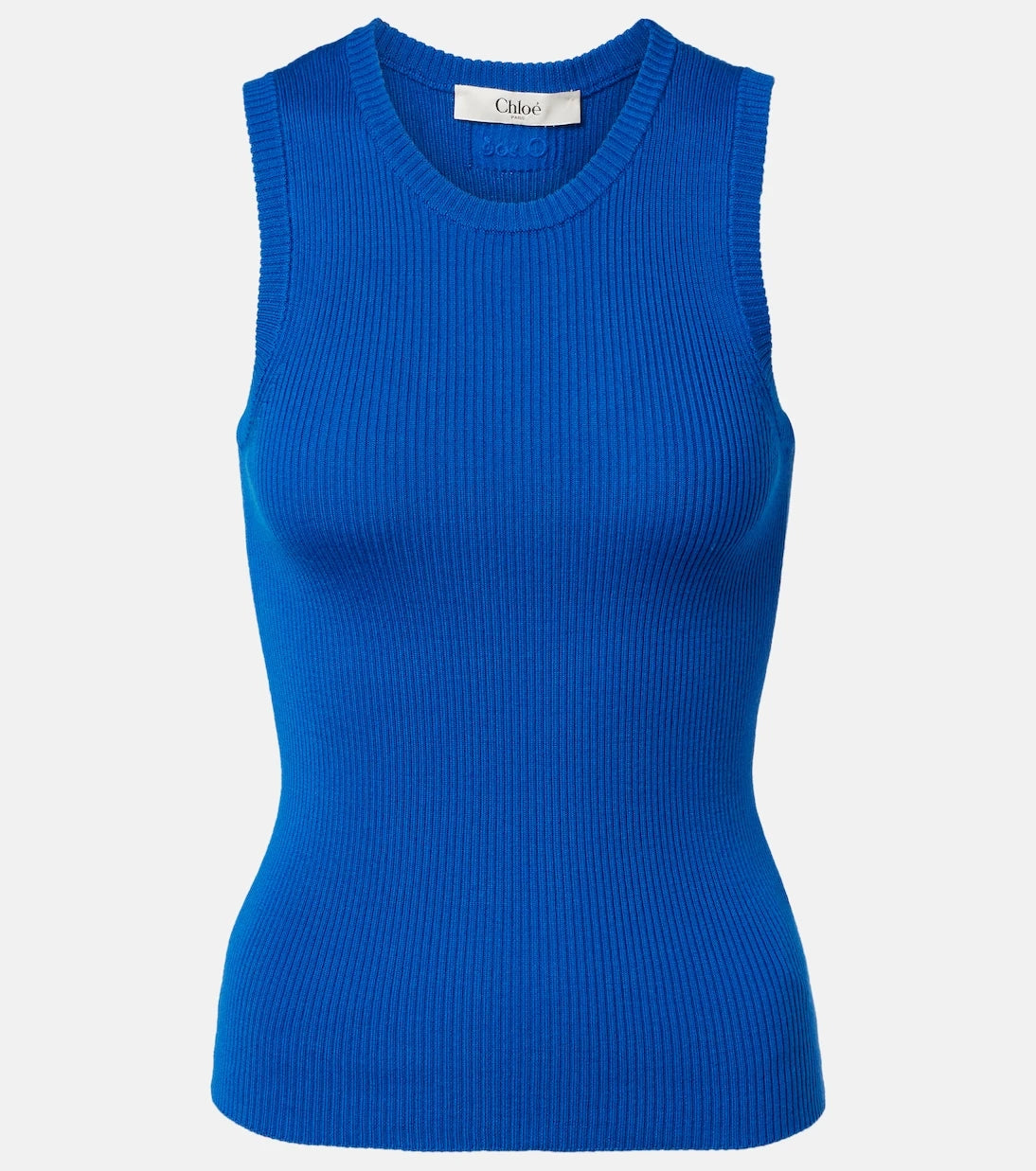 Chloé - Ribbed-knit wool tank top