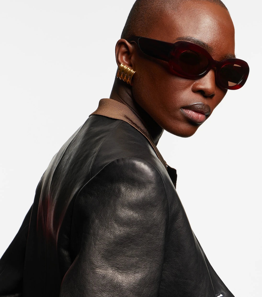 Khaite - x Oliver Peoples 1992C oval sunglasses