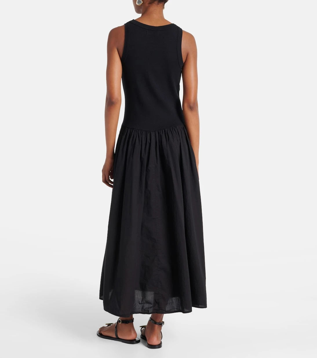 Velvet - Amelia cotton-blend maxi dress