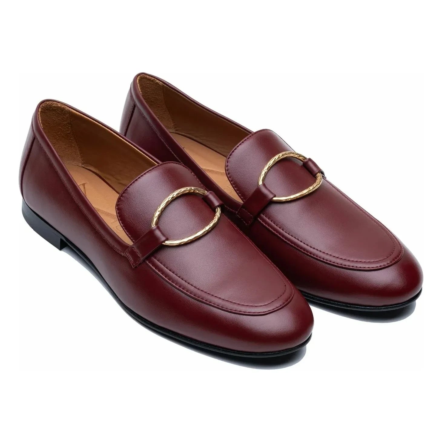 Lachoix - Tomboy Chic loafers | Burgundy