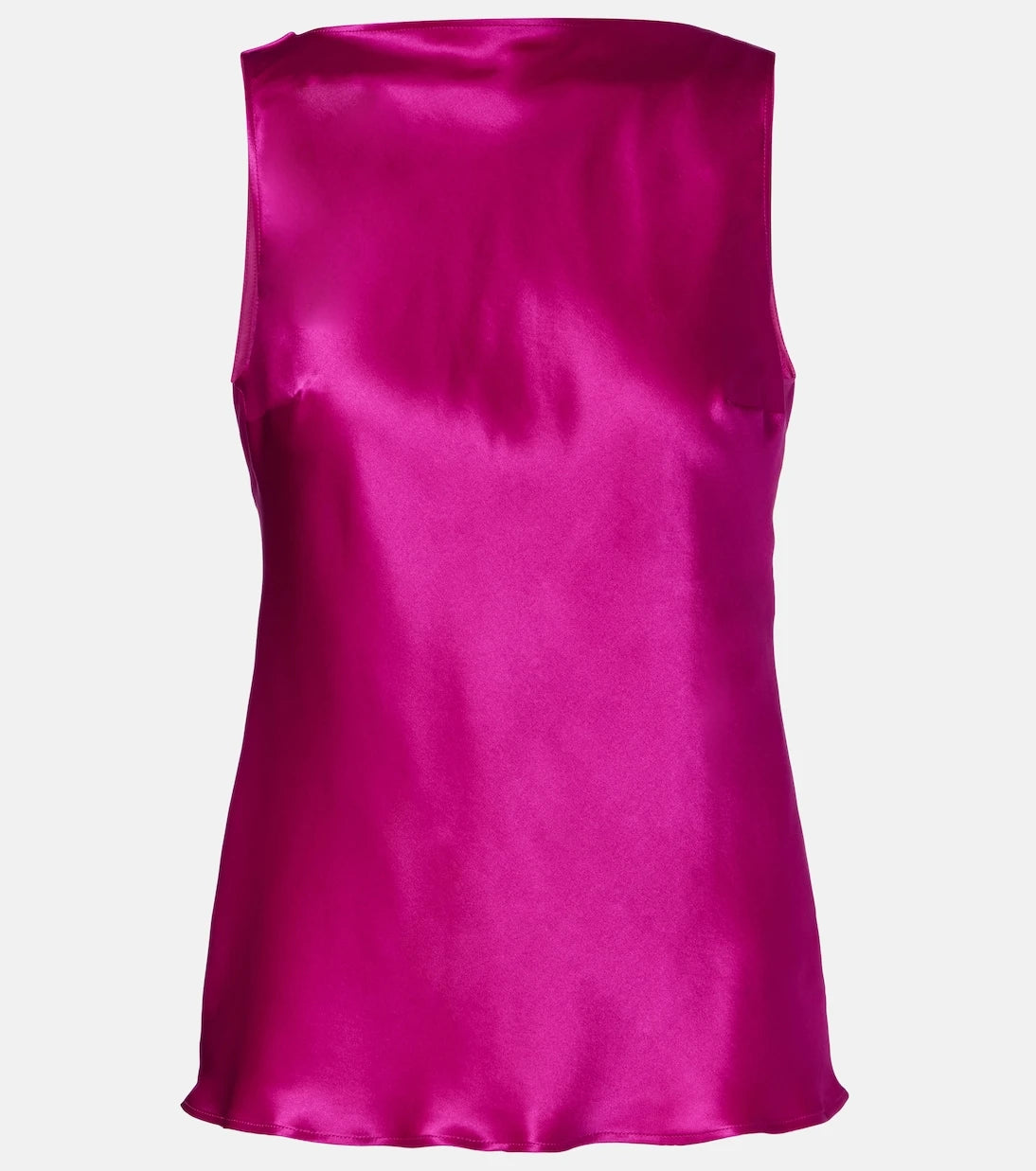 Nina Ricci - Open-back silk-blend satin top