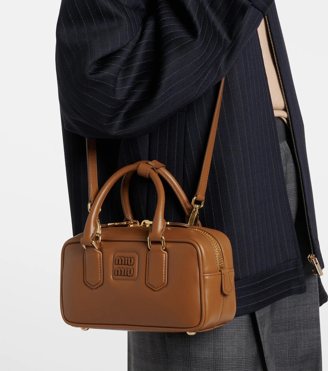 Miu Miu - Arcadie Small leather tote bag