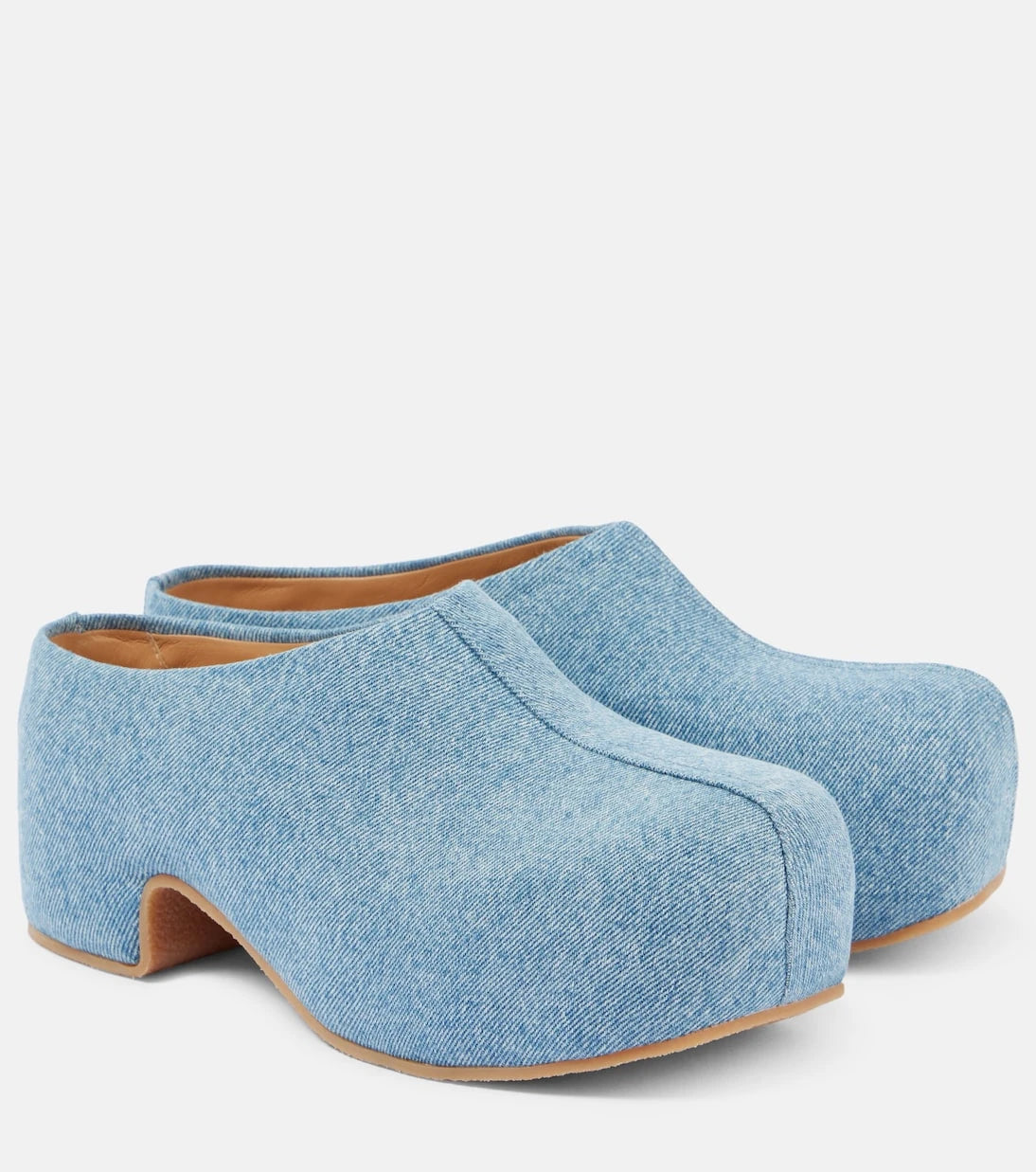 Dries Van Noten - Denim clogs