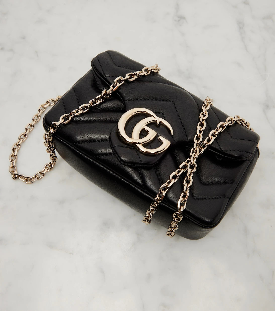 Gucci - GG Marmont Mini leather shoulder bag