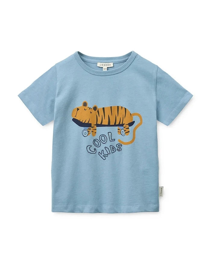 Детска памучна тениска Liewood Apia Placement Shortsleeve T-shirt