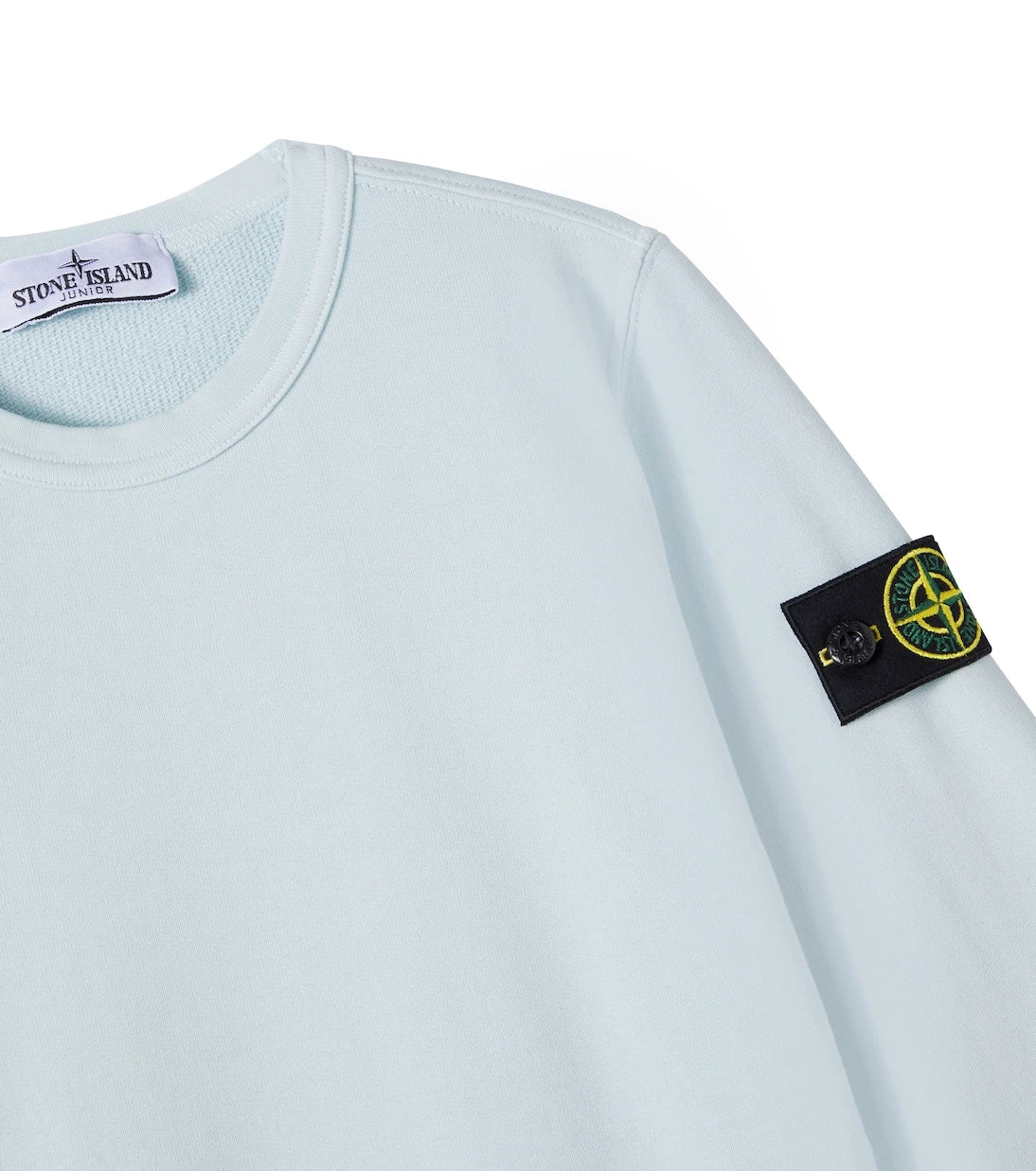 Stone Island Junior - Cotton jersey sweatshirt