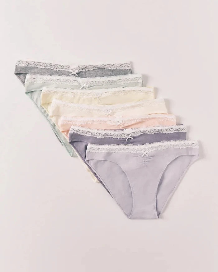 women'secret kadın pamuklu bikini 7'li