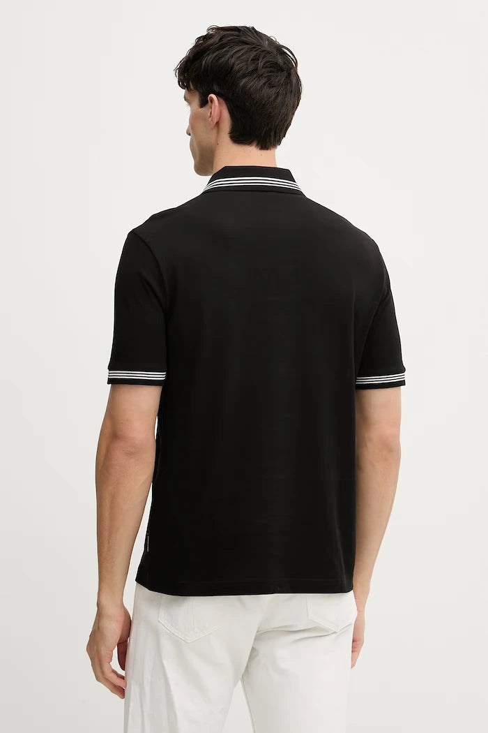 Armani Exchange тениска с яка мъжка памучна