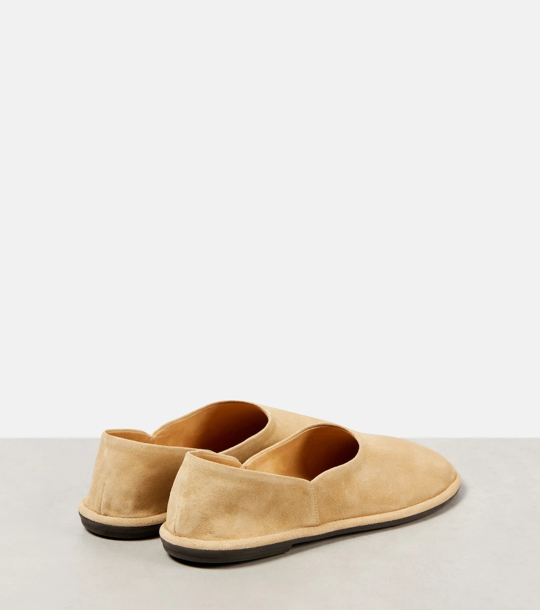 The Row - Canal suede slip-on shoes
