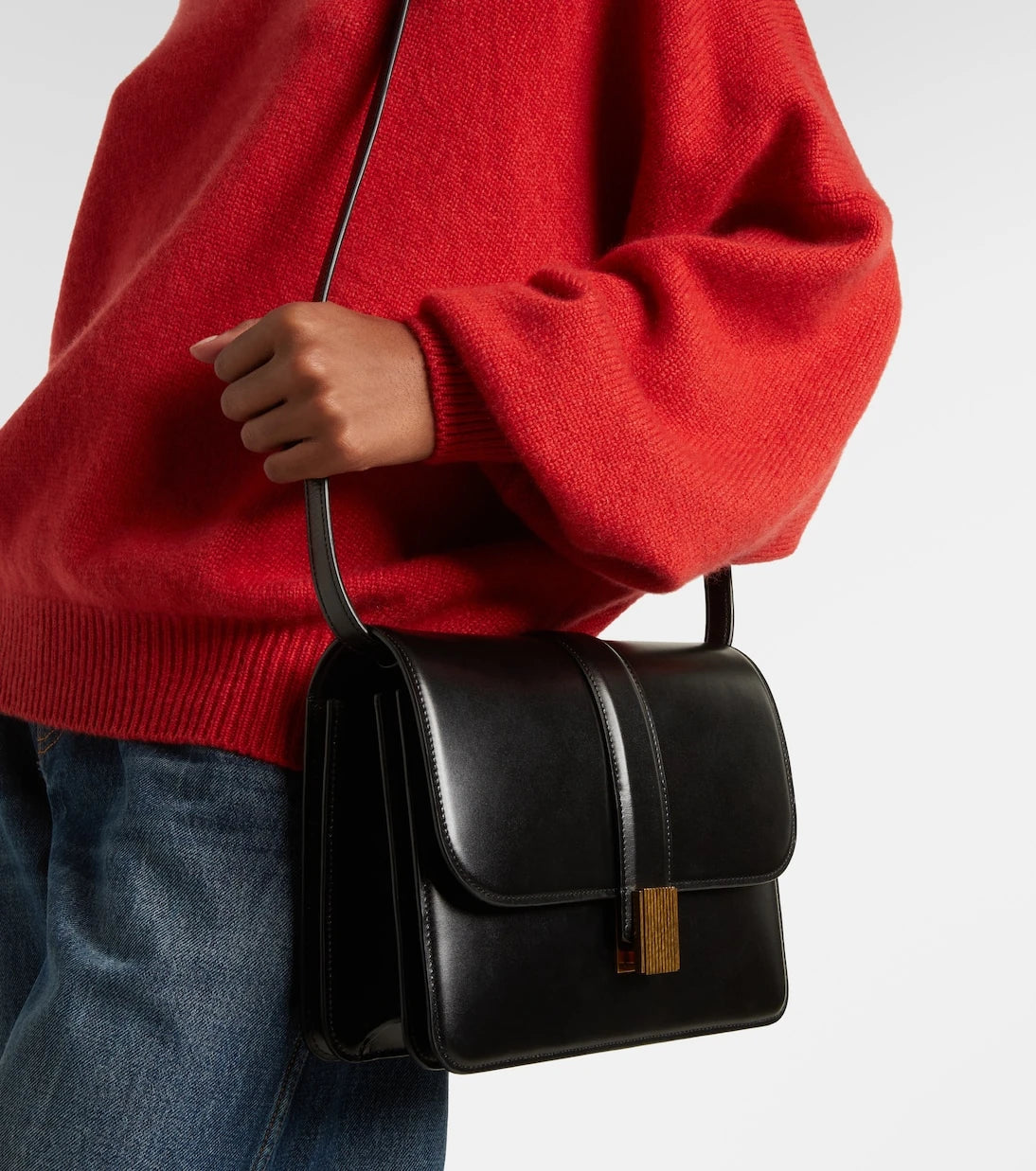 Khaite - Blake leather crossbody bag