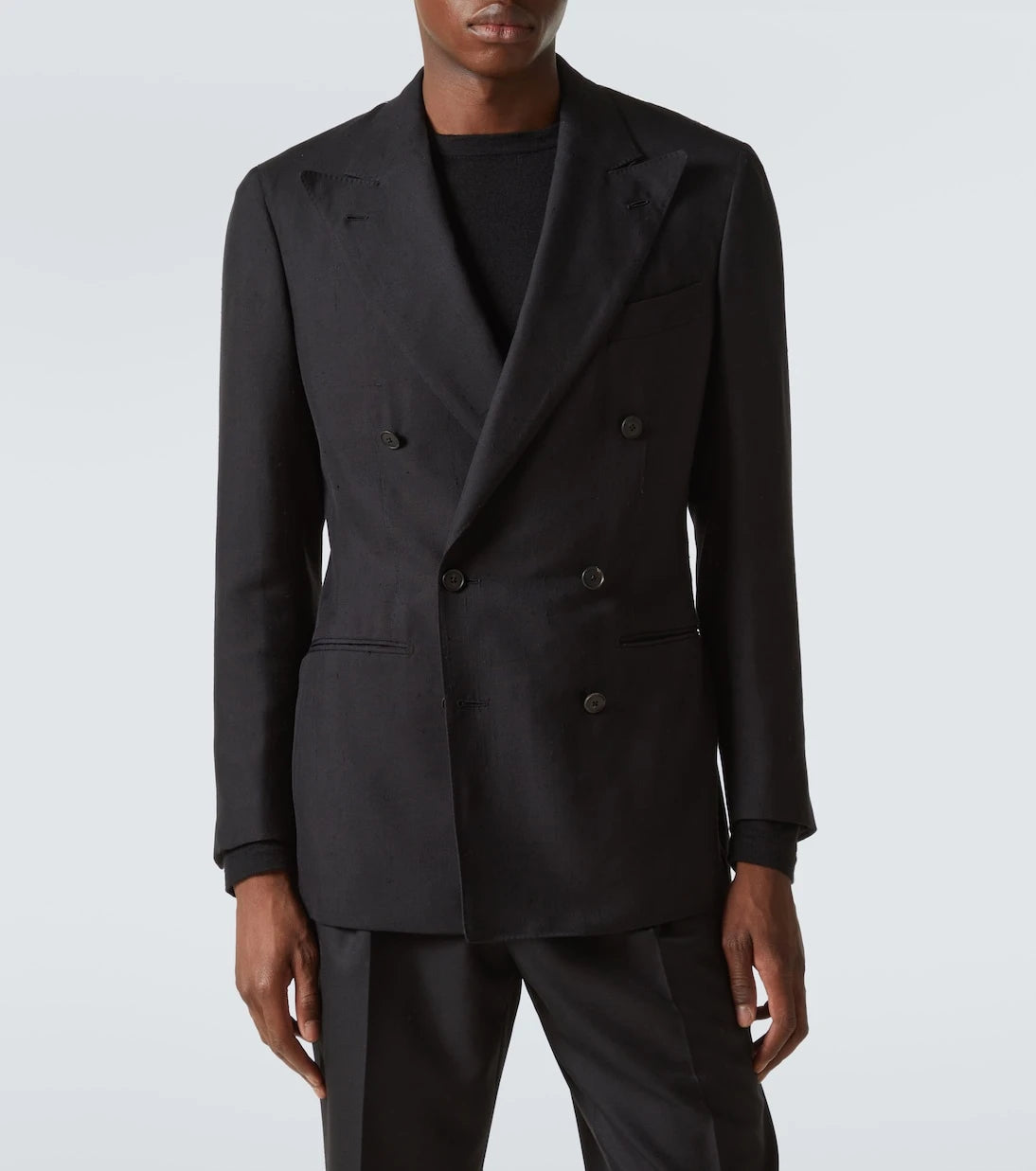 Saman Amel - Double-breasted silk blazer