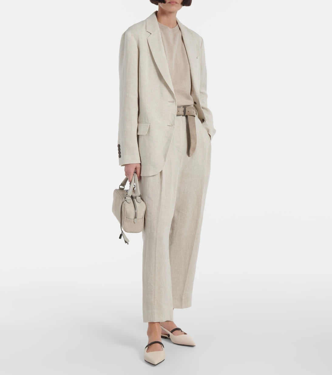 Brunello Cucinelli - Linen-blend blazer