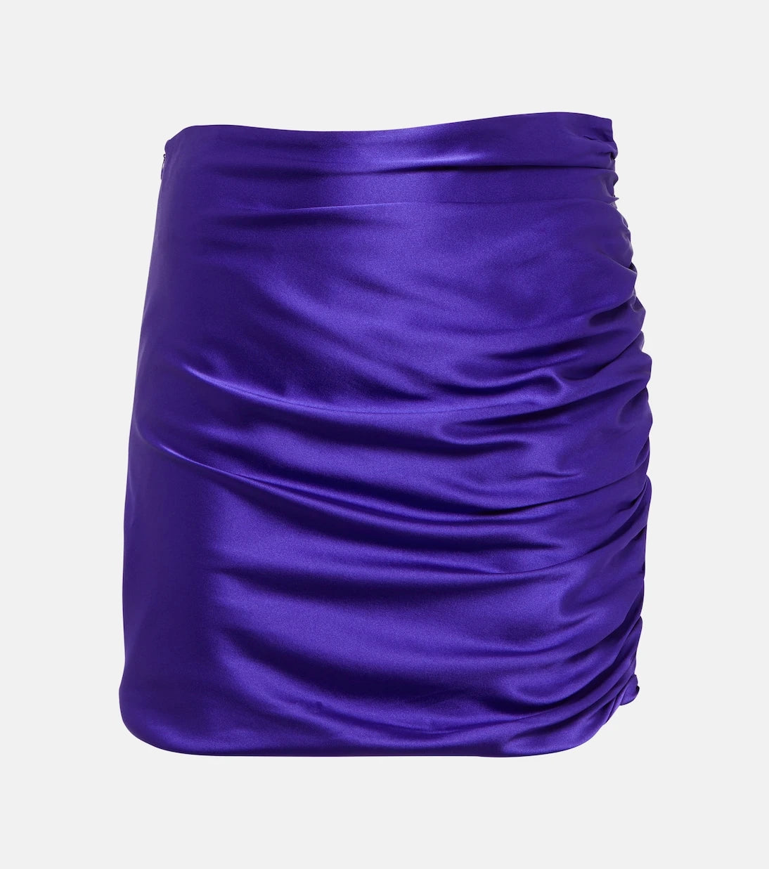 The Sei - Ruched silk miniskirt
