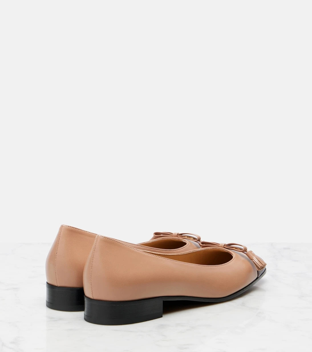 Valentino Garavani - Valet Du Roi leather ballet flats