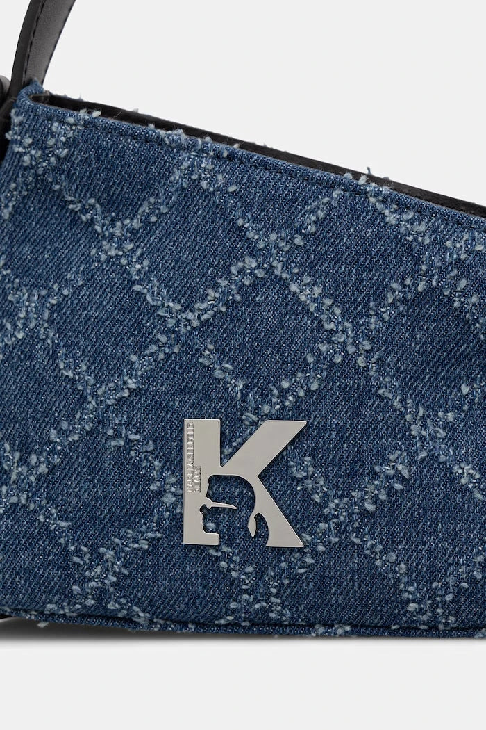 Karl Lagerfeld Jeans чанта crossbody дамска от деним