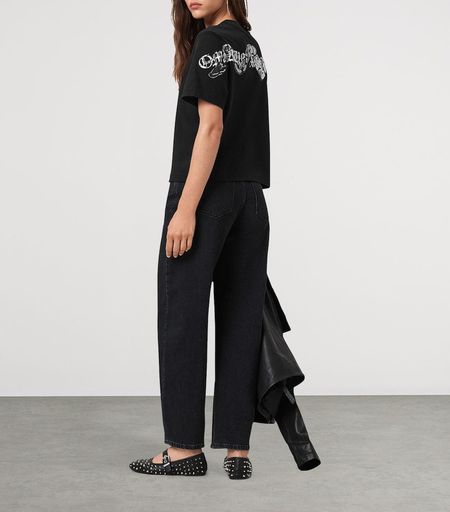 Black Organic Cotton Lisa T-Shirt