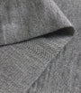 Isaia Grey Wool-Silk-Cashmere Rollneck Sweater