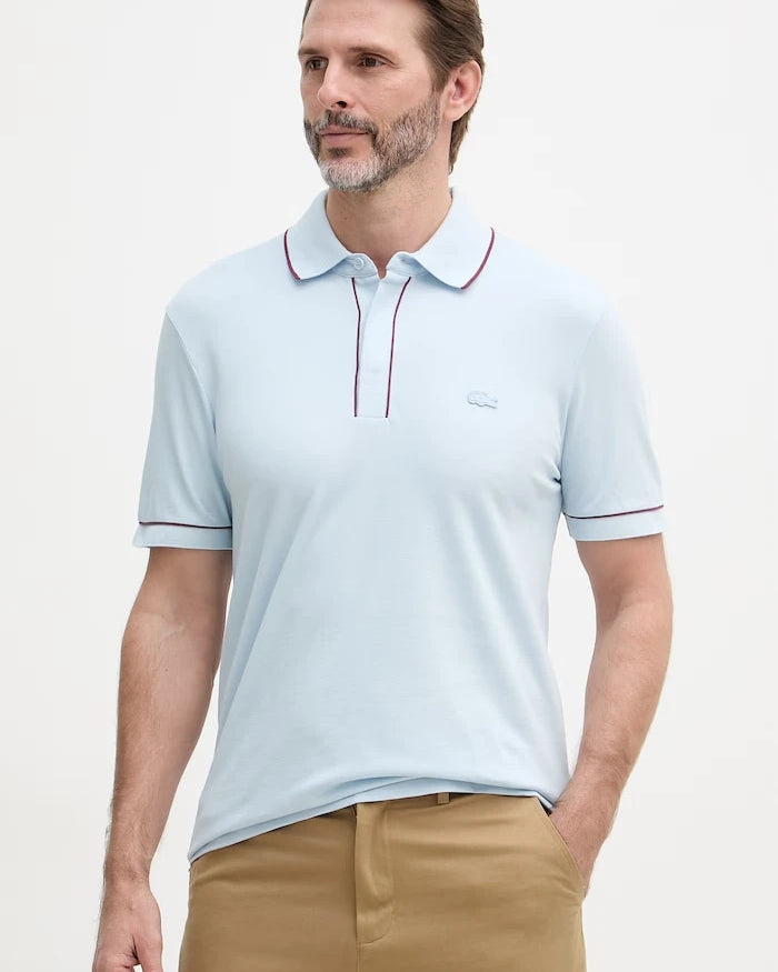 Lacoste erkek pamuk elastan yakalı tişört