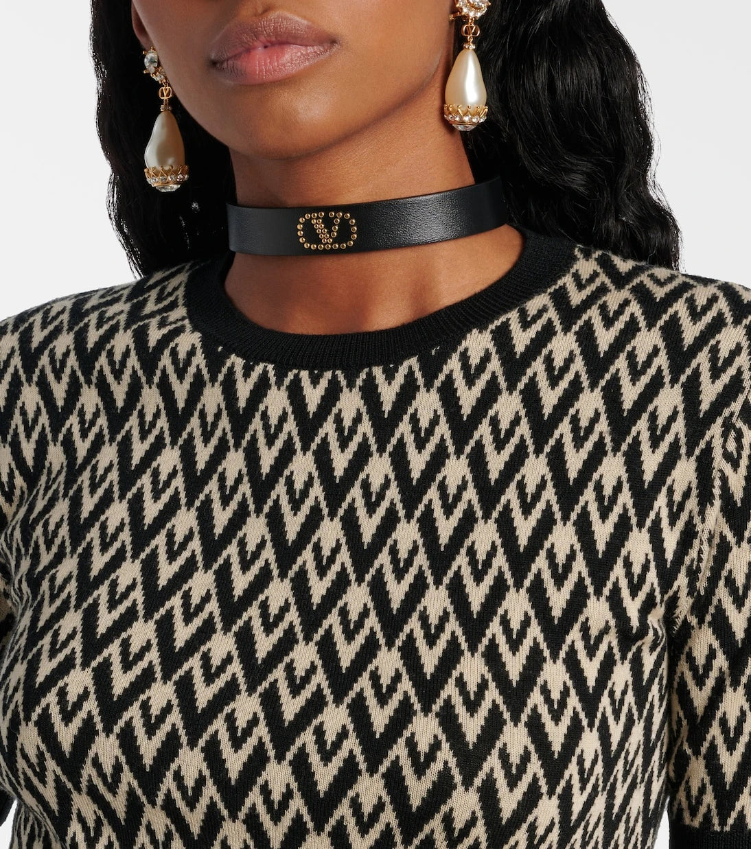 Valentino Garavani - VLogo Signature leather choker