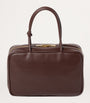 Leather Beau Top-Handle Bag