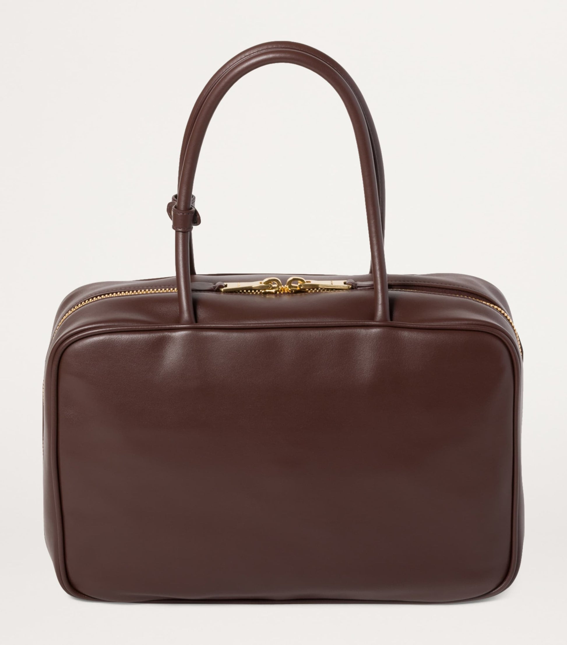 Leather Beau Top-Handle Bag
