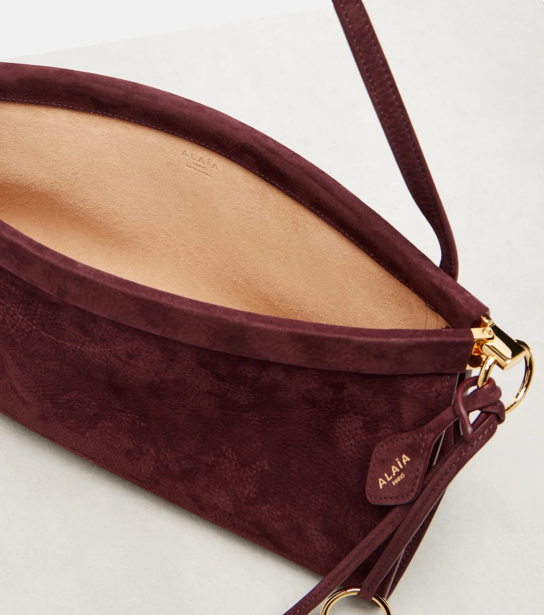 Alaïa - Le Click Medium suede shoulder bag