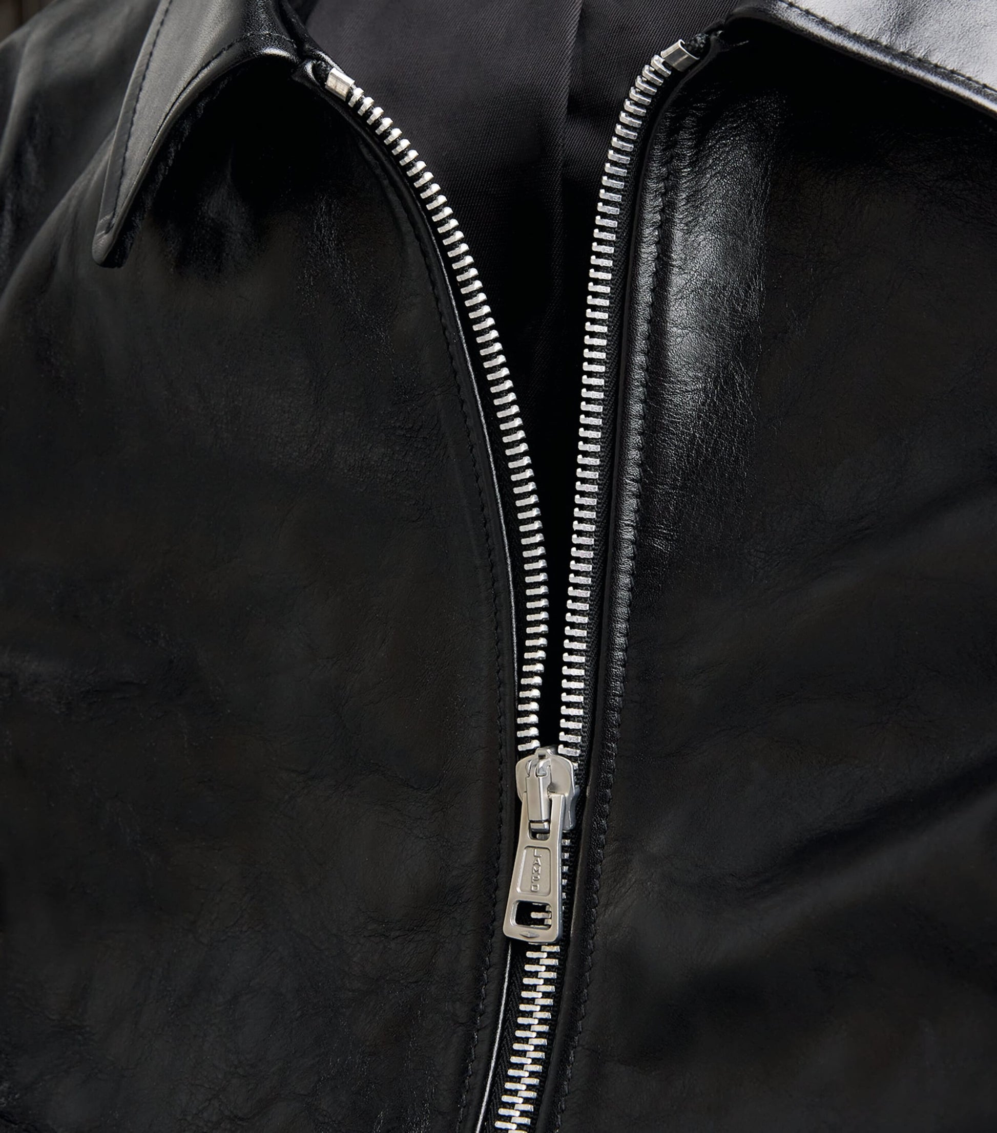 Black Leather Mini Jacket