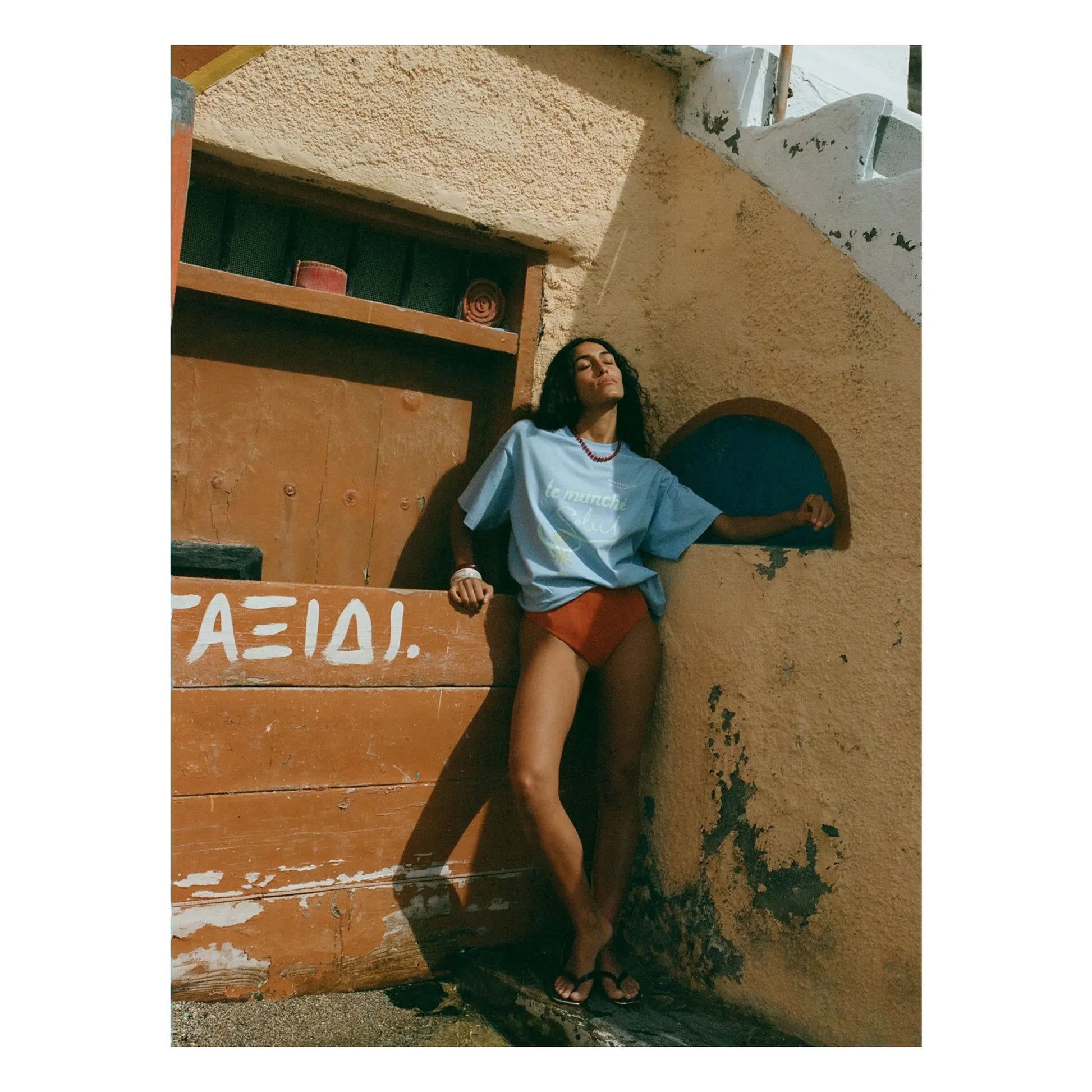 Soleil Soleil - Le Marché T-Shirt | Blue