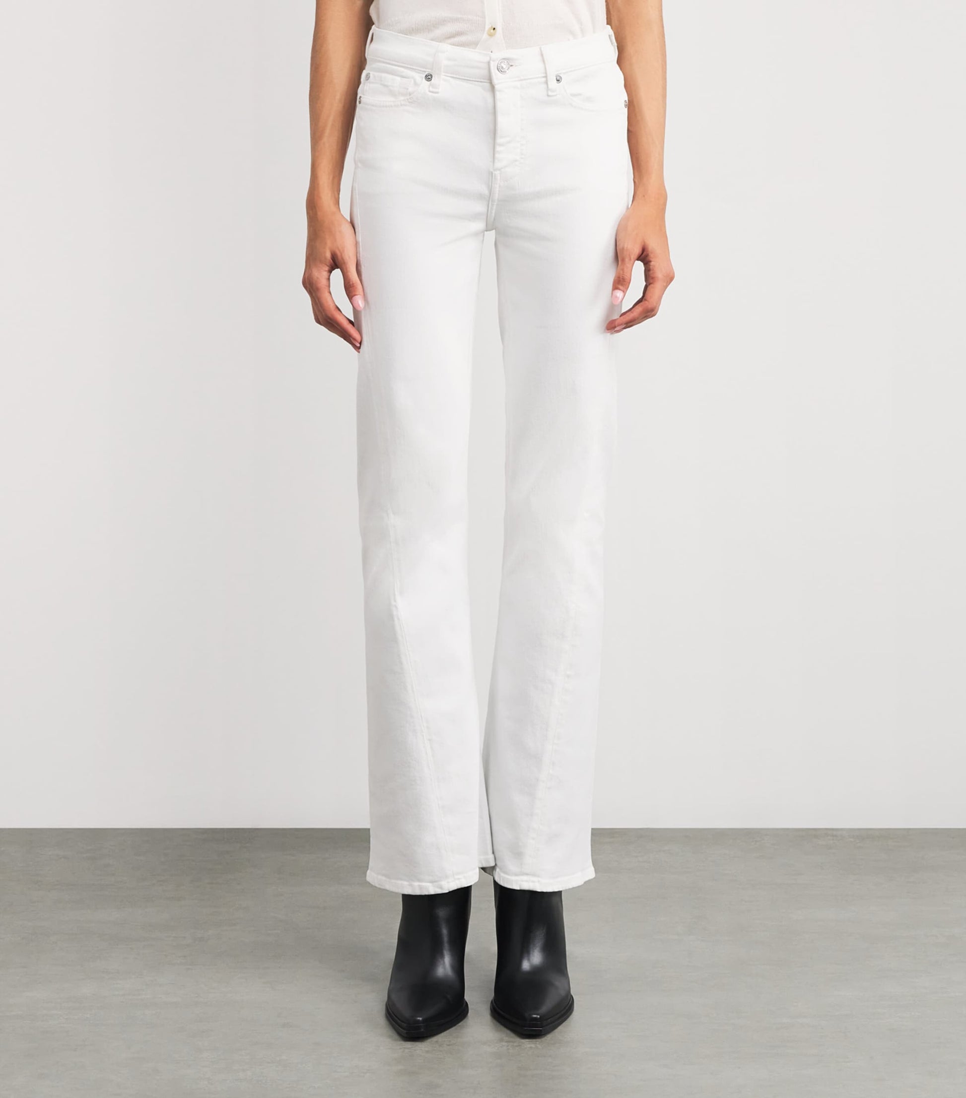 White Dojo Tailorless Flared Jeans