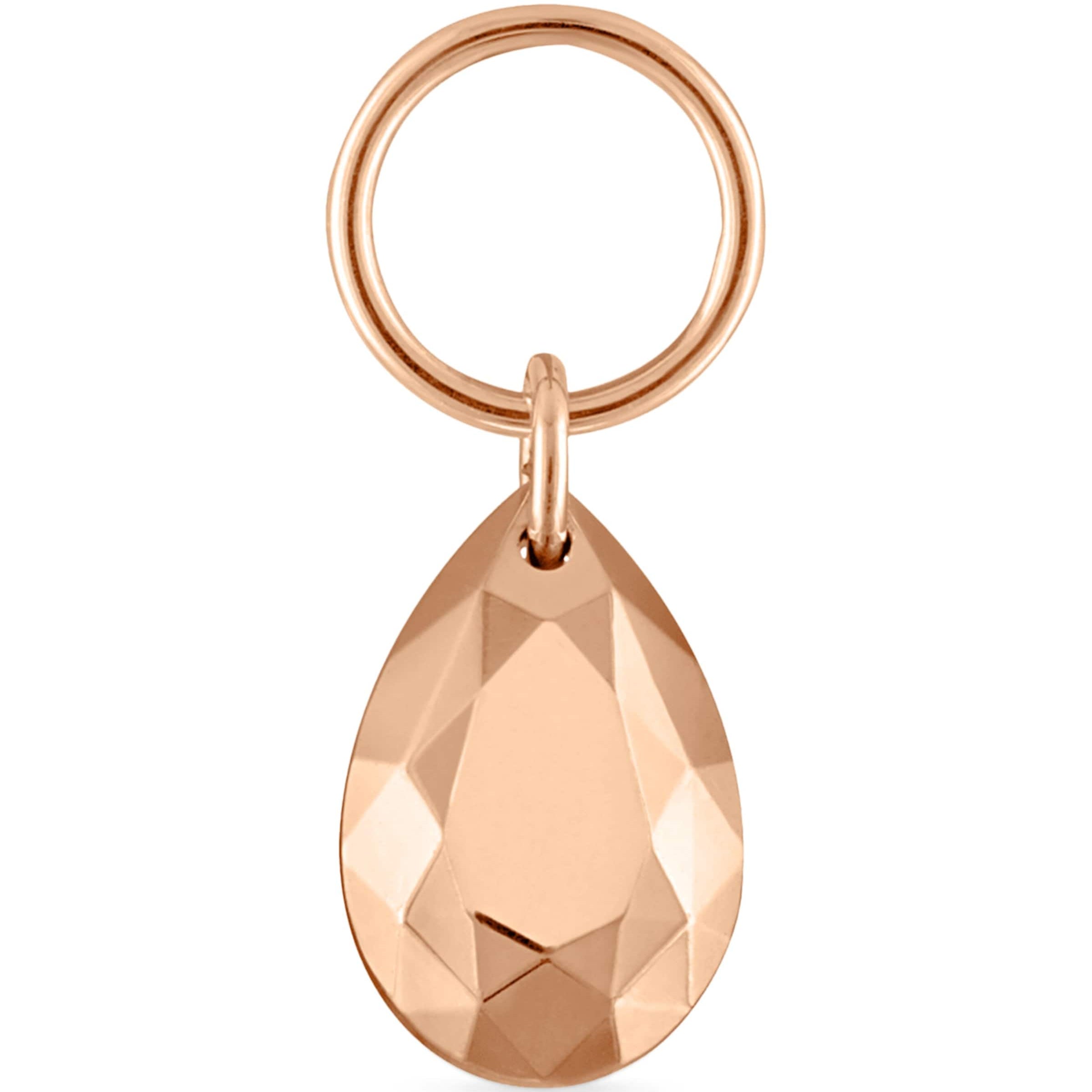 Faceted Pear Charm (6.5mm)
