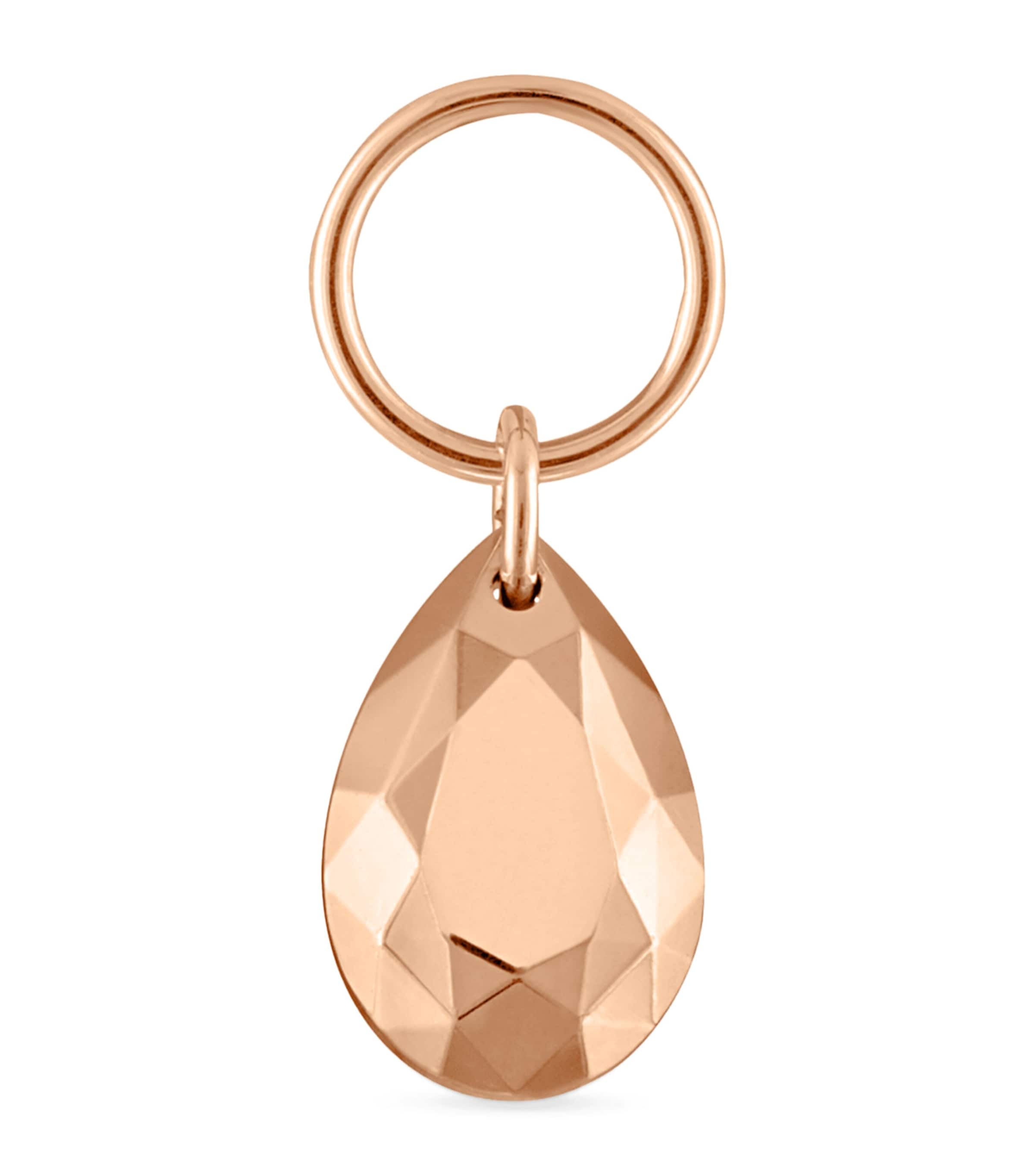 Faceted Pear Charm (6.5mm)
